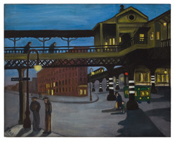 Alice Neel, 9th Avenue EL