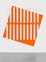 Daniel Buren, Die Farbe gesetzt/ersetzt F6 Orange