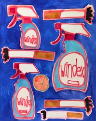 Katherine Bernhardt, Windex cigarettes basketball